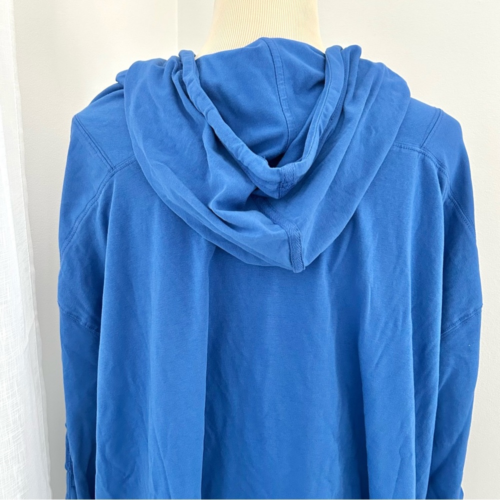 ☀️(A432) NWT Free People Hot Shot Hooded Layer. Royal Blue. Size: Small - Picture 11 of 15